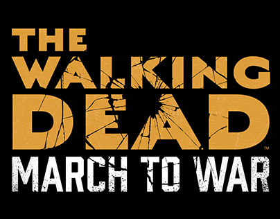 The Walking Dead: March to War Logo Design