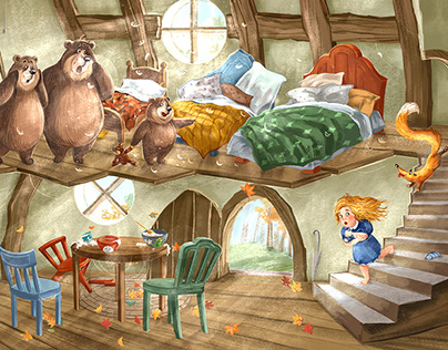 Fairy tale "Three bears"