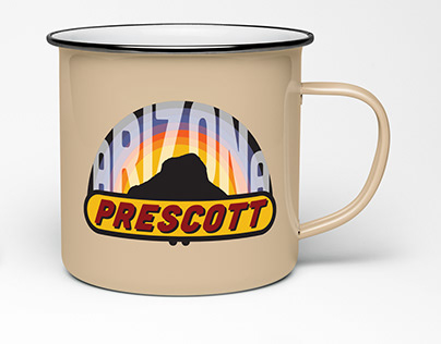Prescott logo and mockup