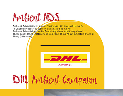 DHL Ambient Ads Campaigns