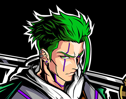 Roronoa Zoro - Pirate Hunter CYBERPUNK