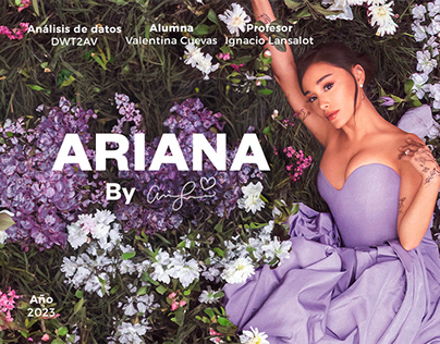 "Ariana" by Ariana Grande | MKT Campaign & design