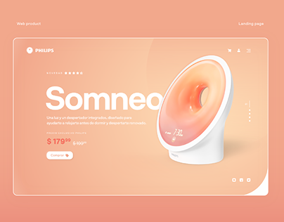 Philips Somneo Web Design