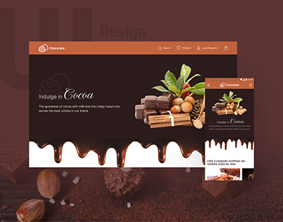 Chocolate-Responsive Web UI Design