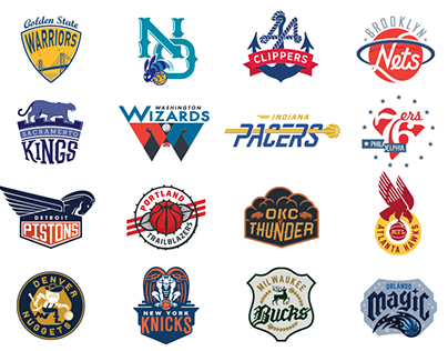 NBA Logo Redesigns