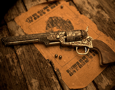 Colt 1851 Navy Revolver (3D Prop)