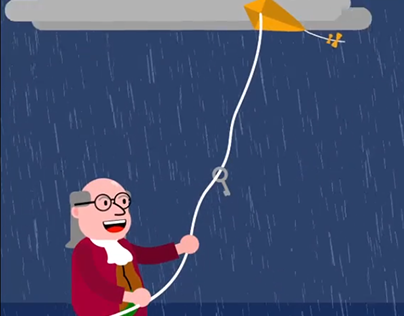 Animación para TikTok sobre la invención del pararrayos
