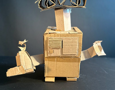 WALL-E Cardboard Sculpture