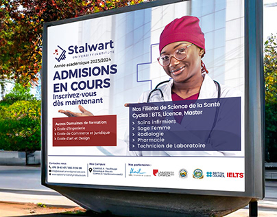 Design panneaux publicitaires Stalwart University