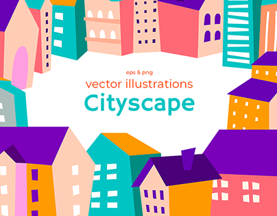 Vector illustrations 'Cityscape'