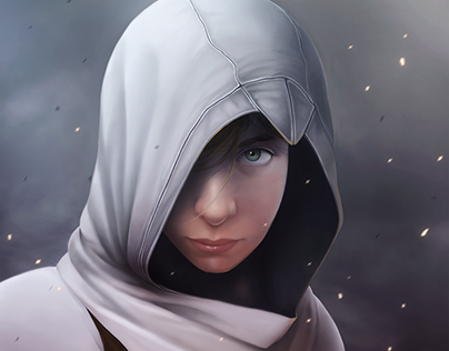 Assasin's Creed themed portrait.