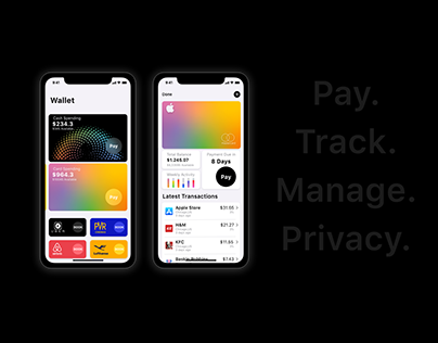 Apple Pay Track, Pay and manage Expense .