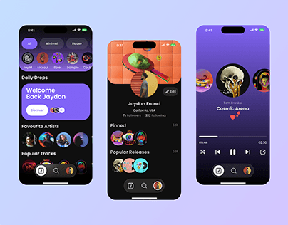 Project thumbnail - 🎧 Music App — Mobile UI
