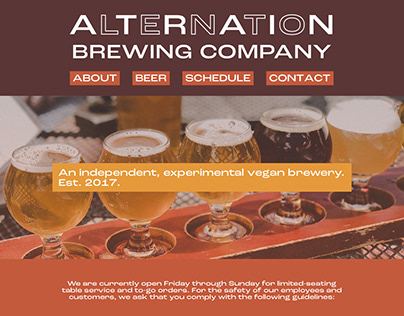 Alternation Brewing Company Site / Fall 2020