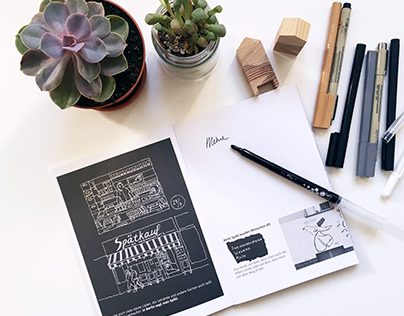 Graphic Design&Illustration for Berliner-Notebook