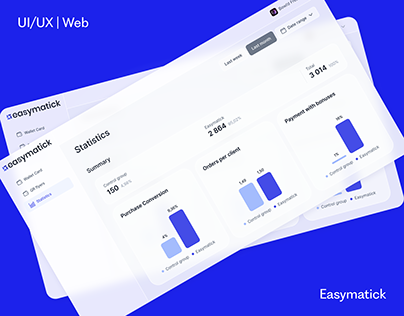 Easymatick | UI/UX Design for Marketing Web App
