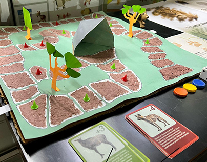The new king of Gir (Lion board game)