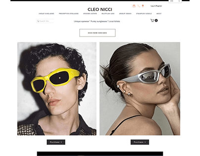 CLEO NICCI Ecommerce Website(wix)
