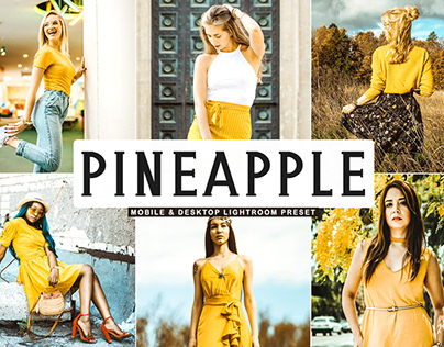 Free Pineapple Mobile & Desktop Lightroom Preset
