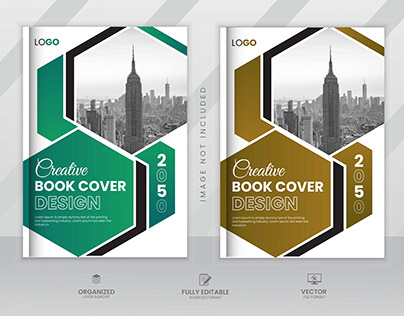 Modern Business book or brochure cover design