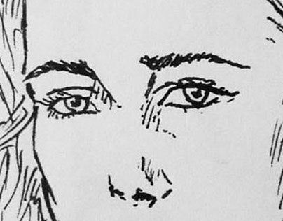 Ink Sketch - Kristen Stewart