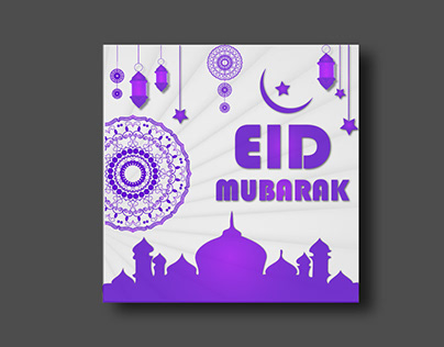Eid social media banner design