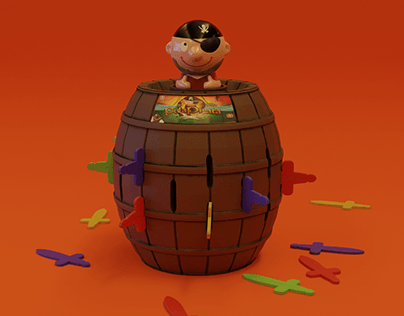 Pula Pirata - Animação 3D