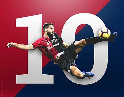 Social Media Graphics for Cagliari Calcio 2018-19