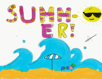 Summer time drawing