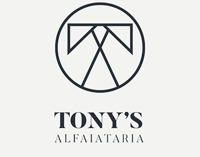 Branding TONY'S Alfaiataria