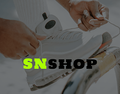 Online store of sports shoes