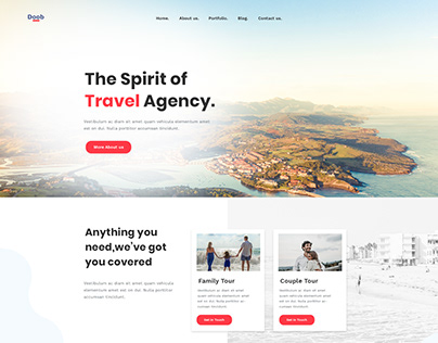 Travel Agency - Website Template