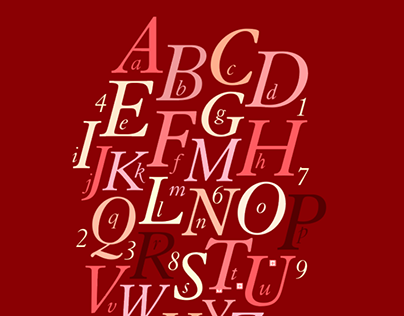 Granjon Typeface Typography Poster