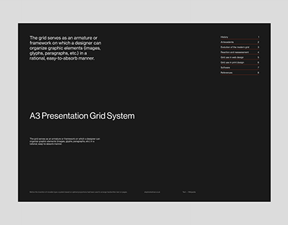 A3 Presentation Grid System for InDesign