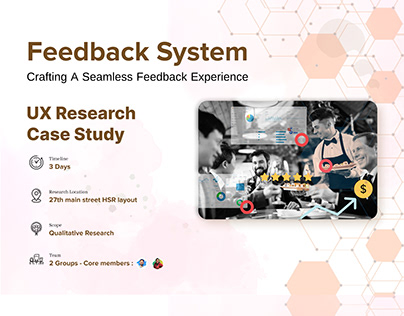 Feedback system UX research case study