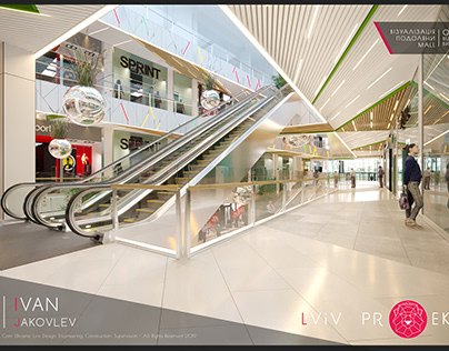 PODOLIANY MALL LEVEL 0.000. FUNCTION: SHOPPING CENTTER