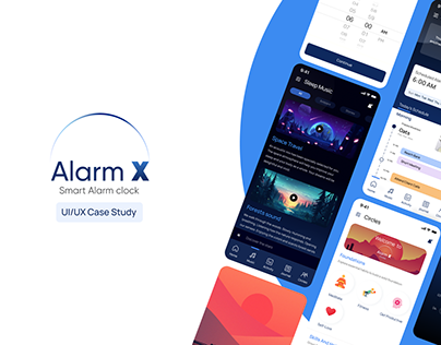 AlarmX - Smart Alarm (UI/UX CASE STUDY)