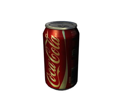 Coke Can made with Maya