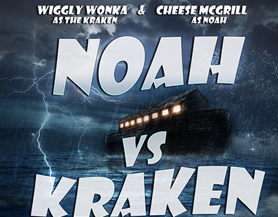 Movie Poster Noah vs Kraken