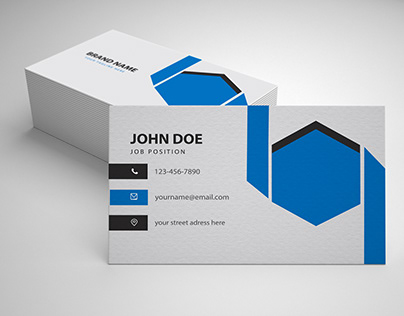 Creative Business card design, identity card design.