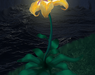Tangled Flower Digital Art