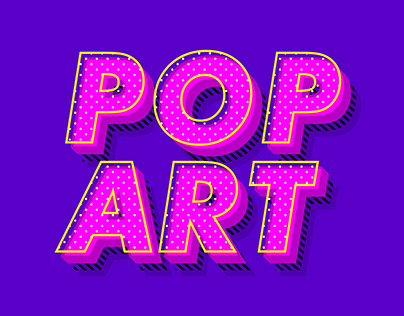 POP ART TEXT EFFECTS FOR ILLUSTRATOR