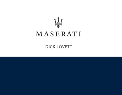 Dick Lovett Maserati - Web Design