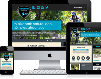Responsive Web Design to Enduro Meeting Argentina