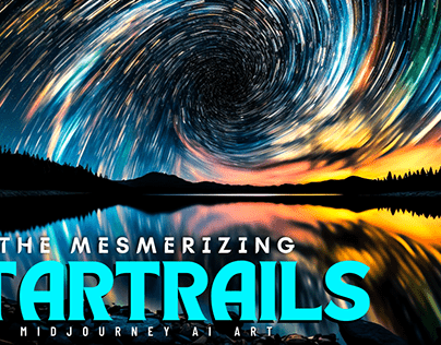 The Mesmerizing Startrails by Midjourney | AI ART