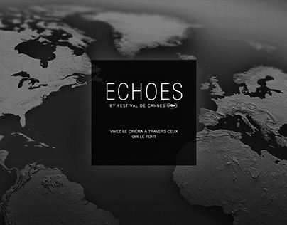 Echoes.fr by Festival de Cannes - Conception site