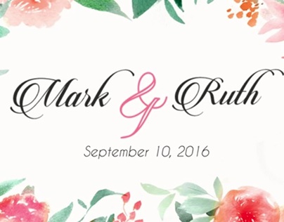 Mark & Ruth: Wedding Photo Slideshow