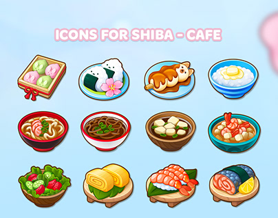ICONS FOR SHIBA - CAFE