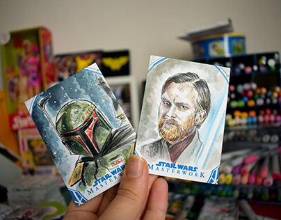 Star Wars Master Works Sketch Card Series
