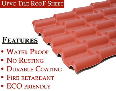 UPVC Roof Plastic Tiles heat resistant 01025599555
